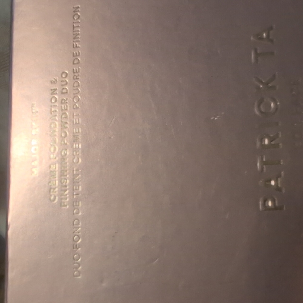 Patrick Ta Major Skin Creme Foundation & Finishing Powder Duo In Light 1 NIB NEW - Picture 7 of 11